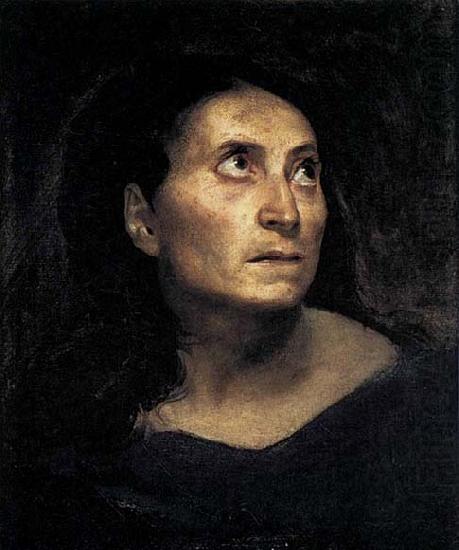 A Mad Woman, Eugene Delacroix
